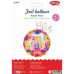 BALON FOLIE HAPPY BIRTHDAY 46CM DACO BL46F