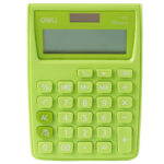 CALCULATOR BUZUNAR 12DIG ALB-VERDE 1122 DELI