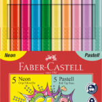 CARIOCA 10 CULORI PASTEL NEON FABER-CASTELL