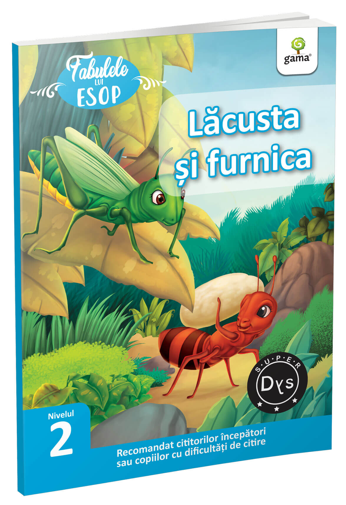 Lăcusta și furnica - Esop Lacusta si furnica/ Fabulele lui Esop.niv II - Image 1