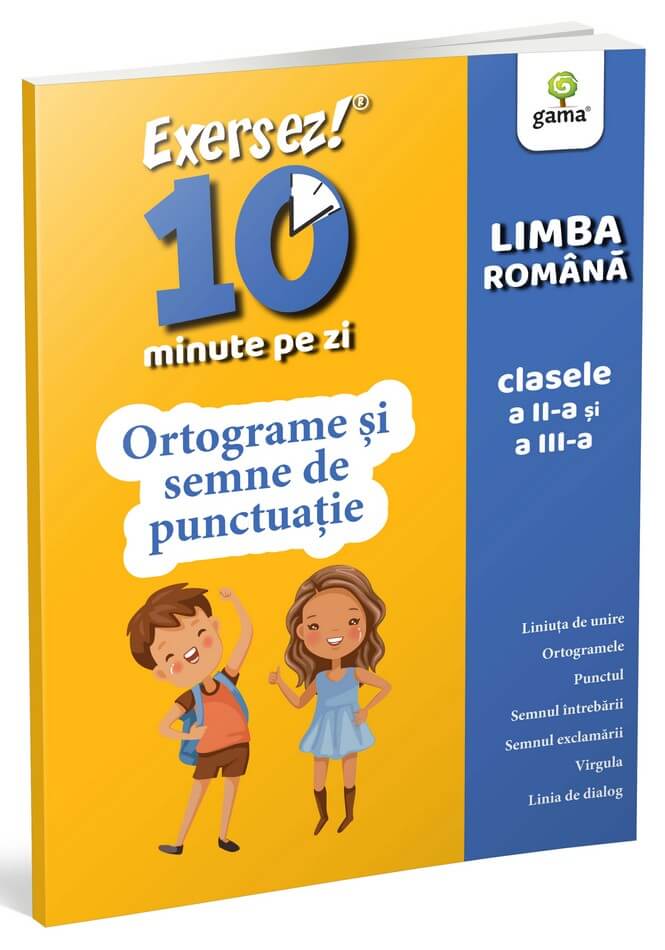 Ortograme și semne de punctuație • clasele II-III Ortograme si semne de punctuatie/Exersez 10 min pe zi - Image 1