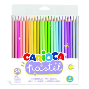 43310 CREION COLOR 24 CULORI PASTEL CARIOCA 43310 - Image 1