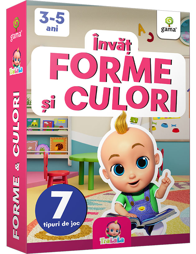Învăț forme și culori Invat FORME si CULORI/ Carduri educative TraLaLa - Image 1