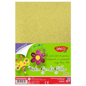 HG420AU HARTIE GUMATA AA GLITTER HG420AU 20X30 10 COLI - Image 1