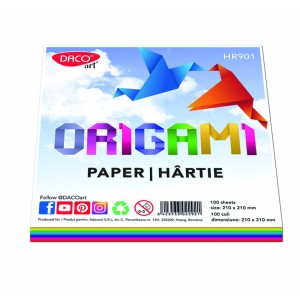 HR901 HARTIE ORIGAMI 21X21CM 100/SET DACO HR901 - Image 1