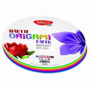 HR920 HARTIE ORIGAMI ROTUNDA 20CM 100/SET DACO HR920 - Image 1