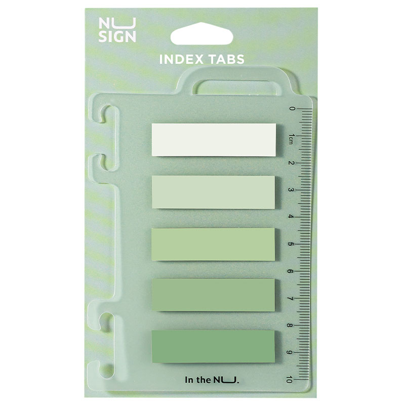 index-adeziv-plastic-1244mm-5-culori-verde-20-file-rigla-nusign-deli_14640847_1_1731563836 INDEX ADEZIV 12*44MM 5 CULORI VERDE 20 FILE RIGLA DELI - Image 1