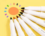 MARKERE WHITEBOARD SLIM SET 8 BUC DELI - Image 5