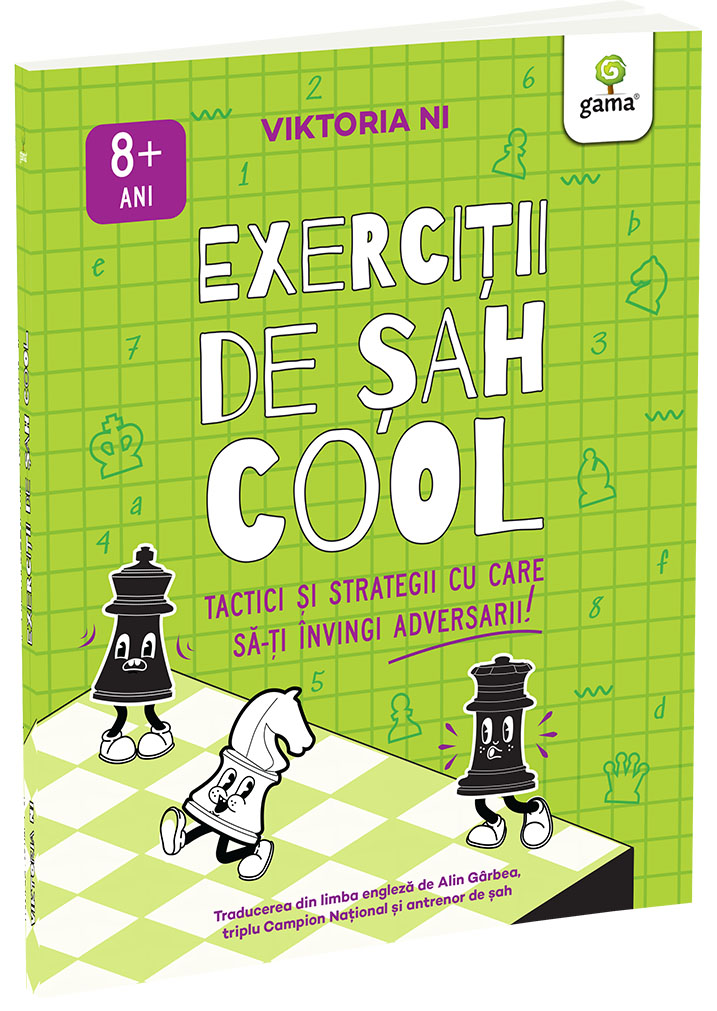 Exerciții de șah COOL. Tactici și strategii ca să-ți învingi adversarul Exercitii de sah COOL. Tactici si strategii ca sa-ti invingi adversarul - Image 1